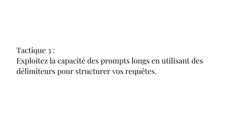 Cinq tactiques clés pour optimiser vos prompts et d’obtenir de meilleurs résultats avec ChatGPT